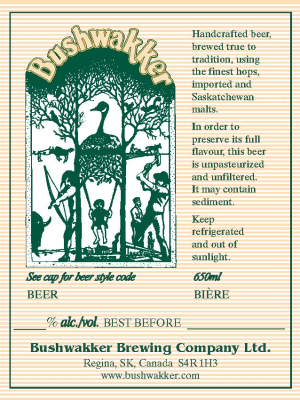 proper generic beer label