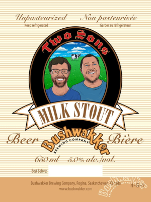 Two Sons Milk Stout-label