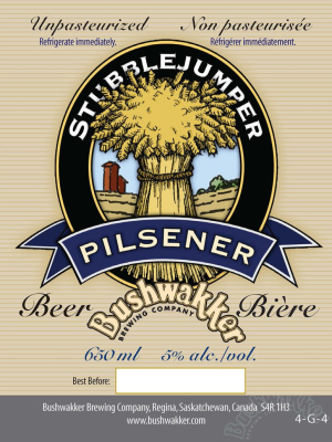 Stubblejumper Pilsener-label