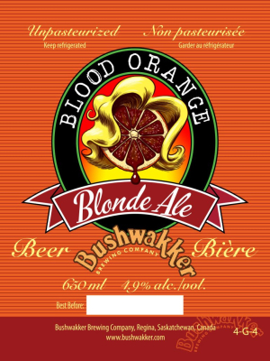 Blood Orange Blonde Ale-label
