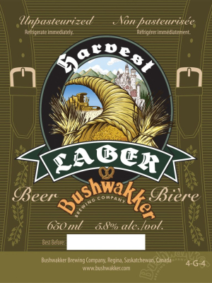 HarvestLager-label