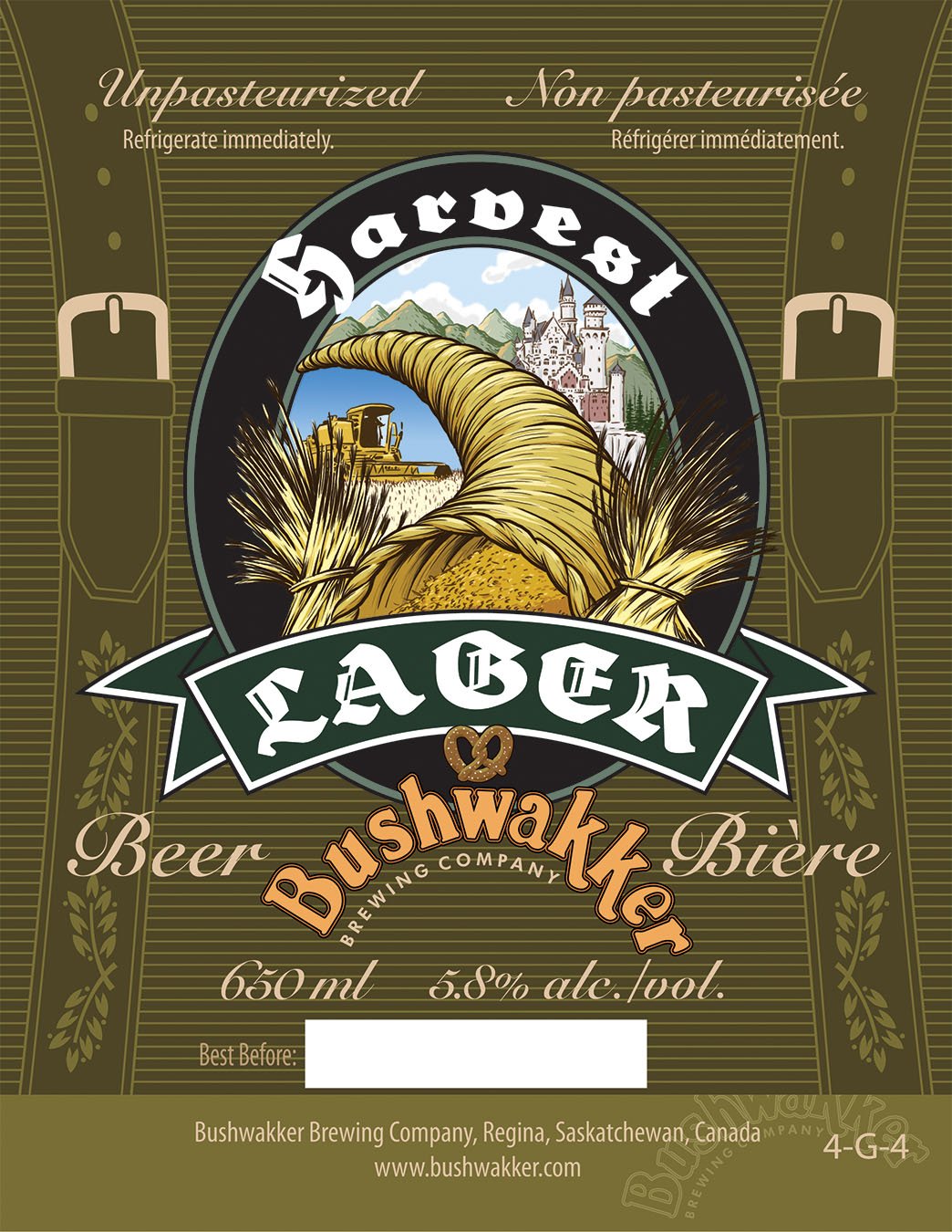 HarvestLager-label