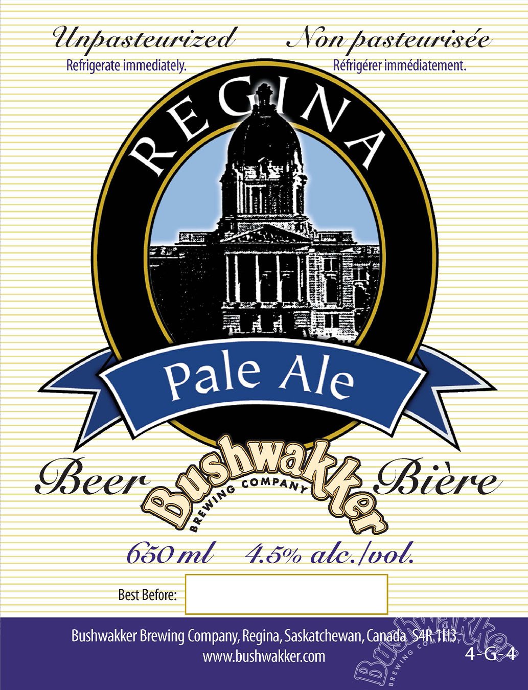 Regina Pale Ale-label