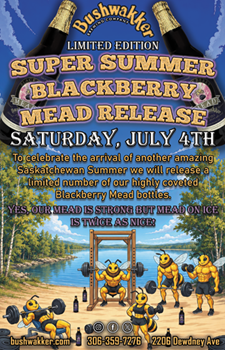 SUPER SUMMER BLACKBERRY MEAD RELEASE à Bushwakker Brewpub